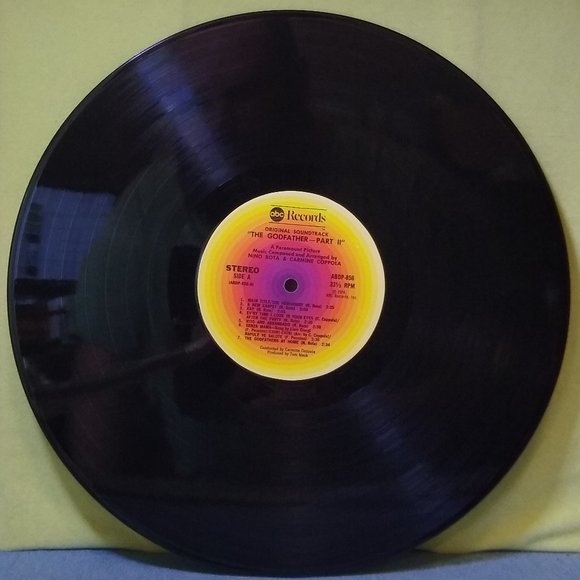 The Godfather Part II 1974 Soundtrack Gatefold Vinyl record MINTY! - Picture 5 of 6